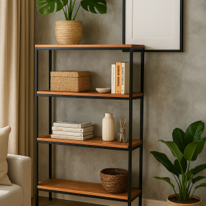 Pinus com acabamento em verniz imbuia