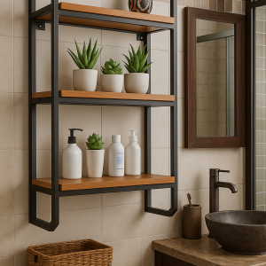 Pinus armário de banheiro/cozinha